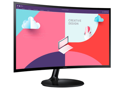 Monitor Samsung S24c360eau 24" Fhd Va 60hz 4ms Curved 250cd M2 3000:1 Hdmi