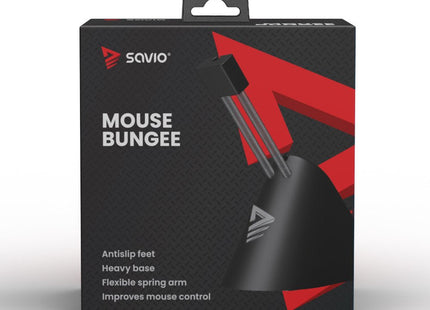 EAN 5901986047384 - Savio Mouse Bungee Mouse cable holder stable non-slip flexible arm MB-01 1 pieza(s) imagen 9