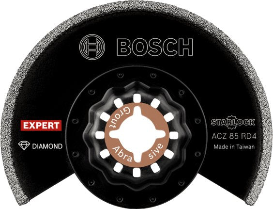 Hoja De Sierra Segmentada De Diamante Bosch Expert Acz 85 Rd4 Lechada + Abrasivo 85mm (Ancho De Corte 2 Mm)  2608900034