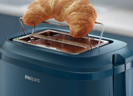 Tostadora Philips Serie 3000 2 Ranuras 900w Azul