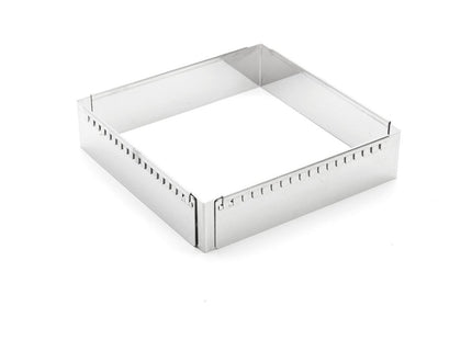 De Buyer Patisserie Frame Acero Ajustable Cuadrado 20-37 Cm