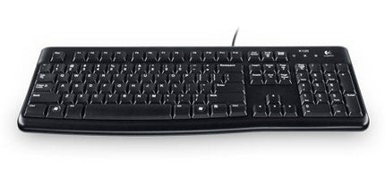 Teclado Rep Checa Logitech Keyboard K120 For Business Usb Qwertz Negro