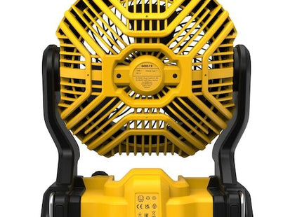 Ventilador De Batería Dewalt Dce512n, 18 Voltios Amarillo/Negro, Sin Batería Ni Cargador Dce512n-Xj