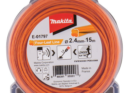 EAN 88381555517 - Makita E-01797 accesorio para cortaborde y desbrozadora Bobina de hilo para desbrozadora imagen 1