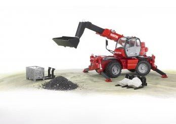 Bruder Telescopica Manitou Mrt 2150 Con Accesorios - Escala 1:16 02129