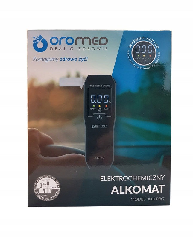 EAN 5907763679274 - Oromed ALK_ORO-X10 PRO control de alcohol 0 - 4% 0,05% Negro imagen 2