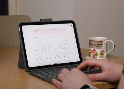 Logitech Combo Touch Caja De Teclado Y Folio Con Panel Táctil Luz Trasera Apple Smart Connector Azerty Francés Gris Oxford Para Apple 10.2-Inch Ipad Wi-Fi 10.5-Inch Ipad Pro Wi-Fi 10.9-Inch Ipad Wi-Fi Ipad Air Wi-Fi