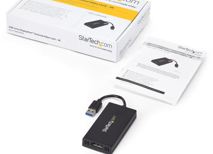 EAN 0065030858380 - StarTech.com USB32DP4K Adaptador gráfico USB 3840 x 2160 Pixeles Negro imagen 6