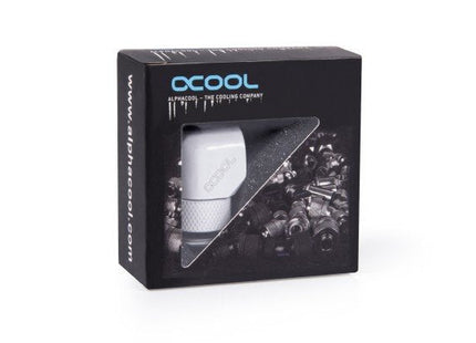 Alphacool Racor 90º Alphacool L-Connector 34mm G1/4  White