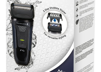 Máquina De Afeitar Remington F4002   De Rotación Recortadora Negro, Azul