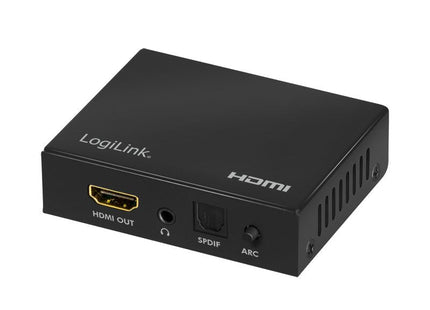 Extractor De Audio Logilink Hdmi, 2ch / 5.1ch, Spdif, 4k / 60hz, Negro.