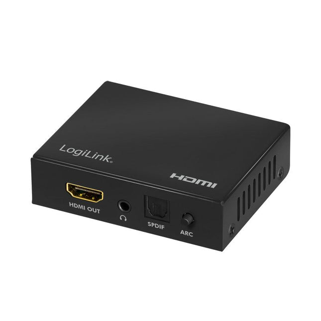 Extractor De Audio Logilink Hdmi, 2ch / 5.1ch, Spdif, 4k / 60hz, Negro.