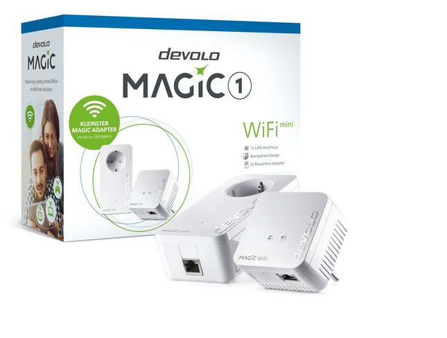 EAN 4250059685611 - Devolo Magic 1 WiFi mini Starter Kit 1200 Mbit/s Ethernet Blanco 2 pieza(s) imagen 1