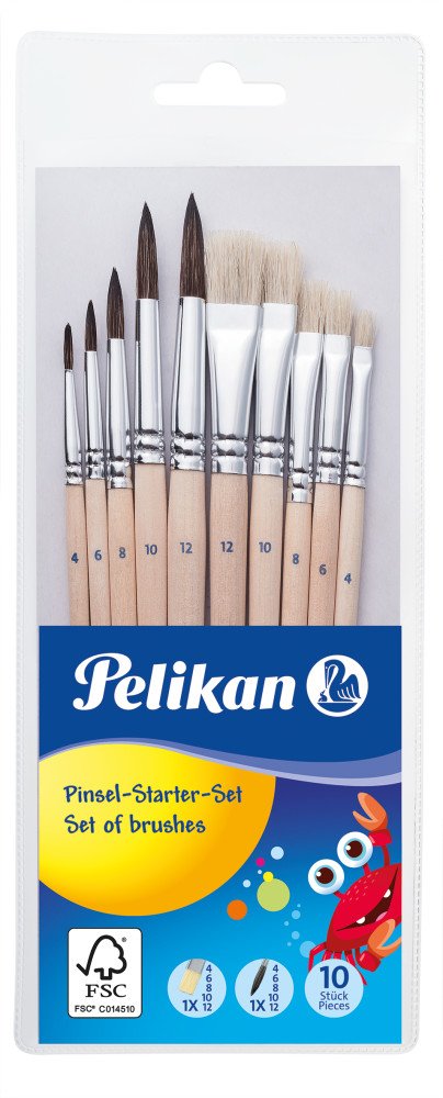 EAN 4012700700407 - Pelikan 700405 pincel para bellas artes 10 pieza(s) imagen 1