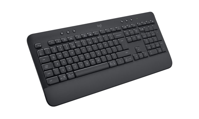 Teclado Húngaro Logitech Signature K650 Oficina Bluetooth Qwertz Grafito