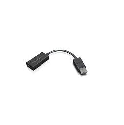 Lenovo 4x90r61023 Adaptador De Cable De Vídeo 0,225 M Displayport Hdmi Tipo A [Estándar] Negro