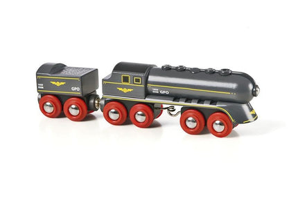 Brio World Black Ball Lightning Con Ténder, Vehículo De Juguete (Negro)