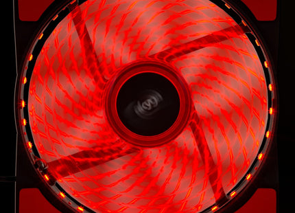 Ventilador Akyga System Aw-12e-Br 120mm 33 Led Rojo Molex