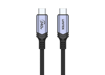 EAN 4894160048523 - UNITEK C14110GY-2M cable USB USB 3.2 Gen 1 (3.1 Gen 1) USB C Negro imagen 3