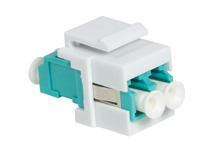 Logilink 2xlc Lc Lc Turquesa, Color Blanco - Adaptador Para Cable (Lc, Lc, Hembra/Hembra