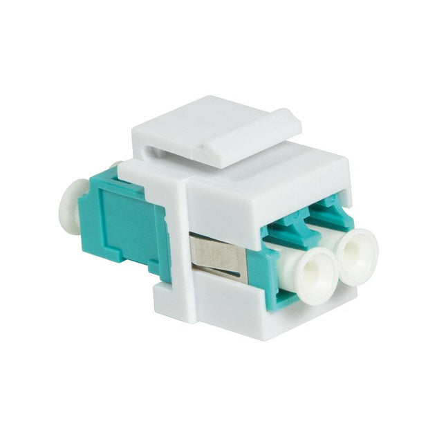 Logilink 2xlc Lc Lc Turquesa, Color Blanco - Adaptador Para Cable (Lc, Lc, Hembra/Hembra