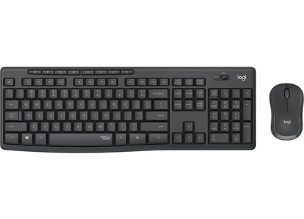 Teclado Portugués Logitech Mk295 Silent Wireless Combo Ratón Incluido Rf Inalámbrico Grafito