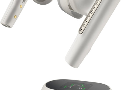 Poly Funda De Carga Con Pantalla Táctil Voyager Free 60+ Uc Blanca Para Bt700 Adaptador Usb-A