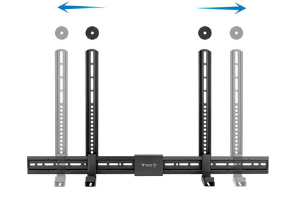 Tooq Soporte Para Barra De Sonido De 86-155 Mm De Profundidad - Peso Max 15kg - Vesa Max 800x400