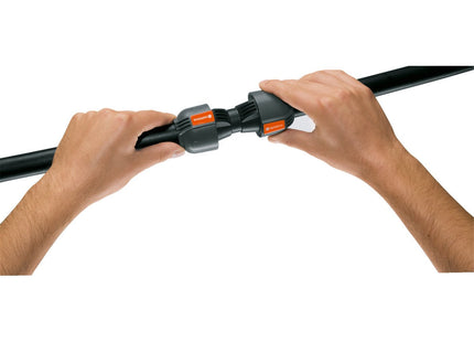 Gardena 2775-20 Sprinklersystem Conector Pieza 25mm, Conexión Gris / Negro