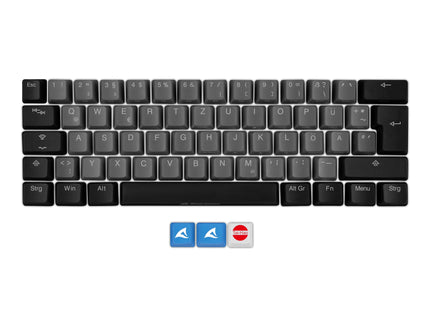 Teclas (Aleman)  Sharkoon Skiller Sac20 S4, 4044951037452