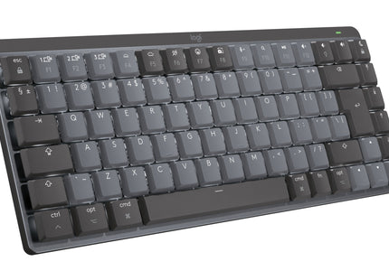Logitech Mx Mini Mechanical For Mac Teclado Bluetooth Qwerty Internacional De Ee.Uu. Grafito, Gris