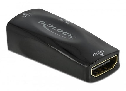 Delock Adaptador Hdmi-A Hembra -> Vga Hembra 1080p Con Audio
