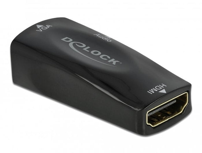 Delock Adaptador Hdmi-A Hembra -> Vga Hembra 1080p Con Audio