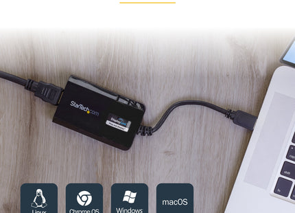 EAN 0065030857505 - StarTech.com USB32HDPRO Adaptador gráfico USB 1920 x 1200 Pixeles Negro imagen 8