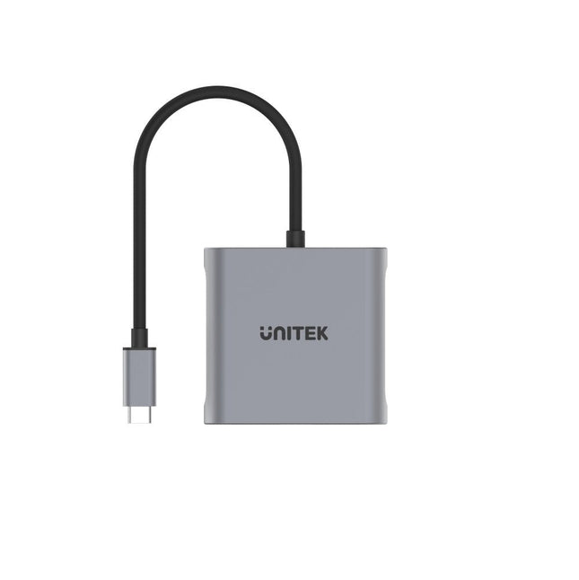 EAN 4894160044945 - UNITEK V1404B adaptador de cable de vídeo 0,15 m USB Tipo C 2 x HDMI Gris imagen 2