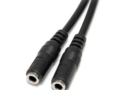 Startech Adaptador Divisor Splitte Jack 3.5 M/H Negro 0.20m Muy1mffs