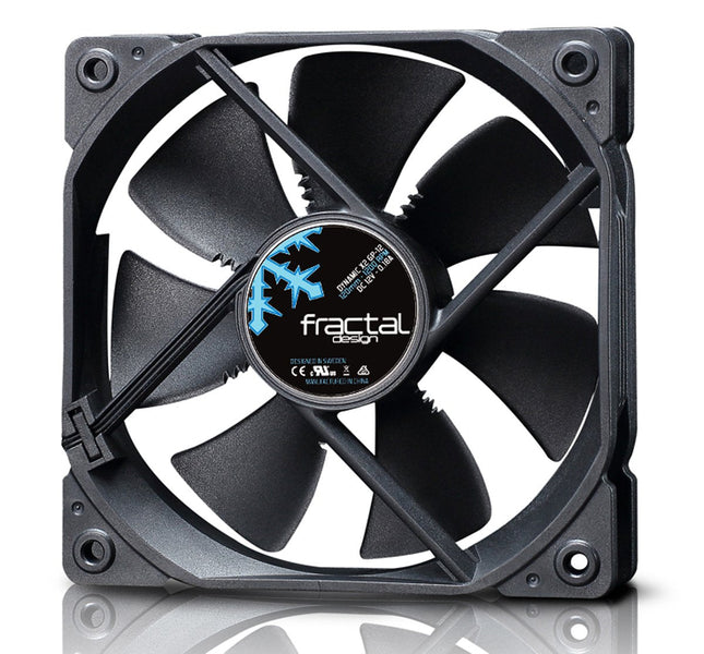 Fractal Ventilador Caja Dynamic X2 Gp-12 Negro 120mm Fractal Design Dynamic X2, Carcasa Del Ordenador, Ventilador, 12 Cm, 19,4 Db, 52,3 Cfm, 0,88 Mmh2o