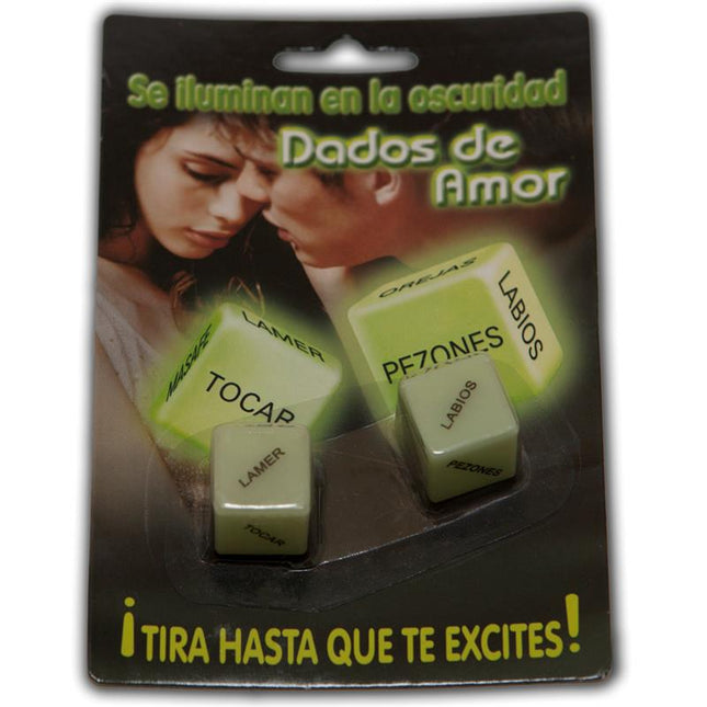 Pareja De Dados Fosforescente