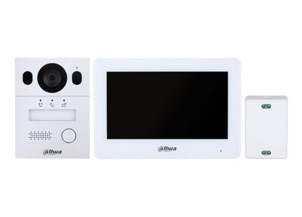 Dahua Ktx01(S) Kit Videoportero Híbrido Wi-Fi De 2-Hilos Ip Exterior Para Superfície + Monitor Interior