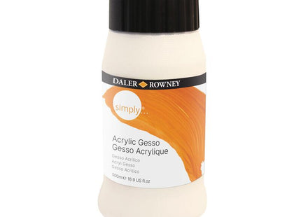 Daler Rowney Simply Bote De Imprimador De Yeso - 500ml - Color Blanco