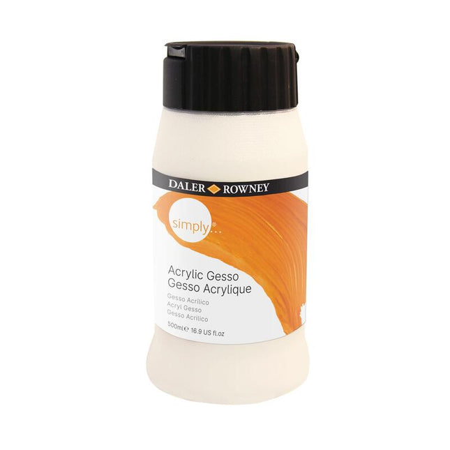 Daler Rowney Simply Bote De Imprimador De Yeso - 500ml - Color Blanco