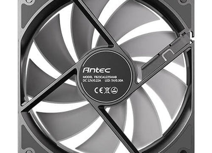 Kit 3 Ventiladores Pc  Auxiliar P12 A-Rgb Negro Antec Pack De 3/ Argb Pwm 120mm/ Anti-Vibration