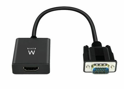 Ewent Cable Adaptador Vga  A  Hdmi M/H 0.20 Negro