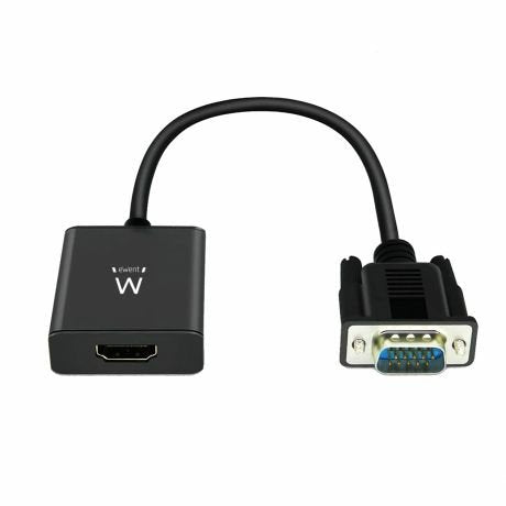 Ewent Cable Adaptador Vga  A  Hdmi M/H 0.20 Negro