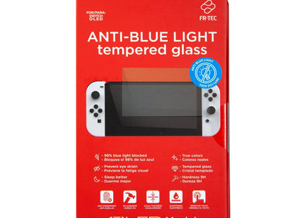 Protector De Pantalla Con Filtro De Luz Azul Fr-Tec Anti Blue Light Para Nintendo Switch Oled
