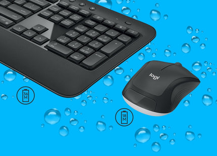 EAN 5099206077393 - Logitech 920-008677 teclado Ratón incluido Universal USB QWERTZ Suizo Negro, Blanco imagen 4