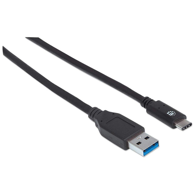 EAN 0766623353373 - Manhattan 353373 cable USB USB 3.2 Gen 2 (3.1 Gen 2) 1 m USB A USB C Negro imagen 2
