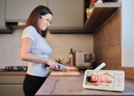 Eta Eta530690000 Mimi Baby Monitor, Flexible Camera, White Green