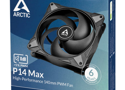 EAN 4895213704328 - ARCTIC P14 Max Carcasa del ordenador Ventilador 14 cm Negro imagen 4