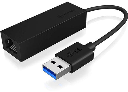 Icybox Ib-Ac501a Adaptador Ethernet Usb 3.0 > Rj-45 Negro